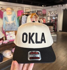 OKLA Black Puff Hat