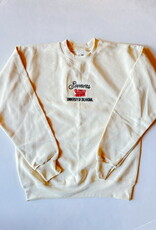Embroidered Cream OU Schooner Sweatshirt