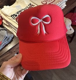 Bow Hat Red