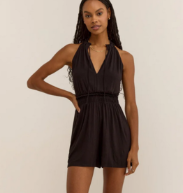 Black Rhea Romper