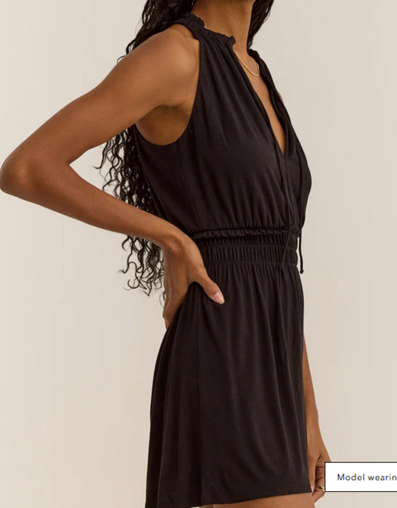 Black Rhea Romper