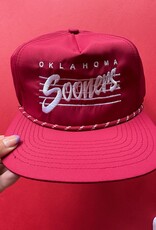 Crimson Oklahoma Sooners Rope Hat