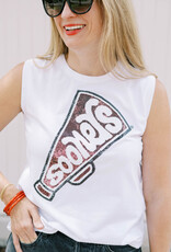 Sequin Megaphone Tank