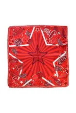 Red Fringe Spirit Scarf