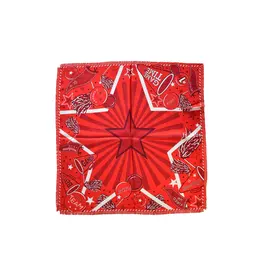 Red Fringe Spirit Scarf