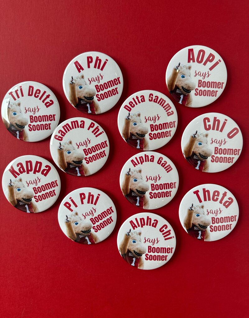 ! Mascot Sorority Button