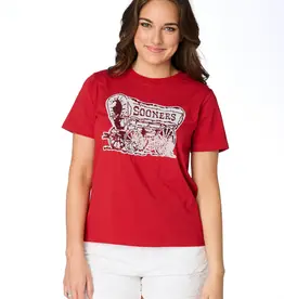 Crimson Schooner Sequin Tee