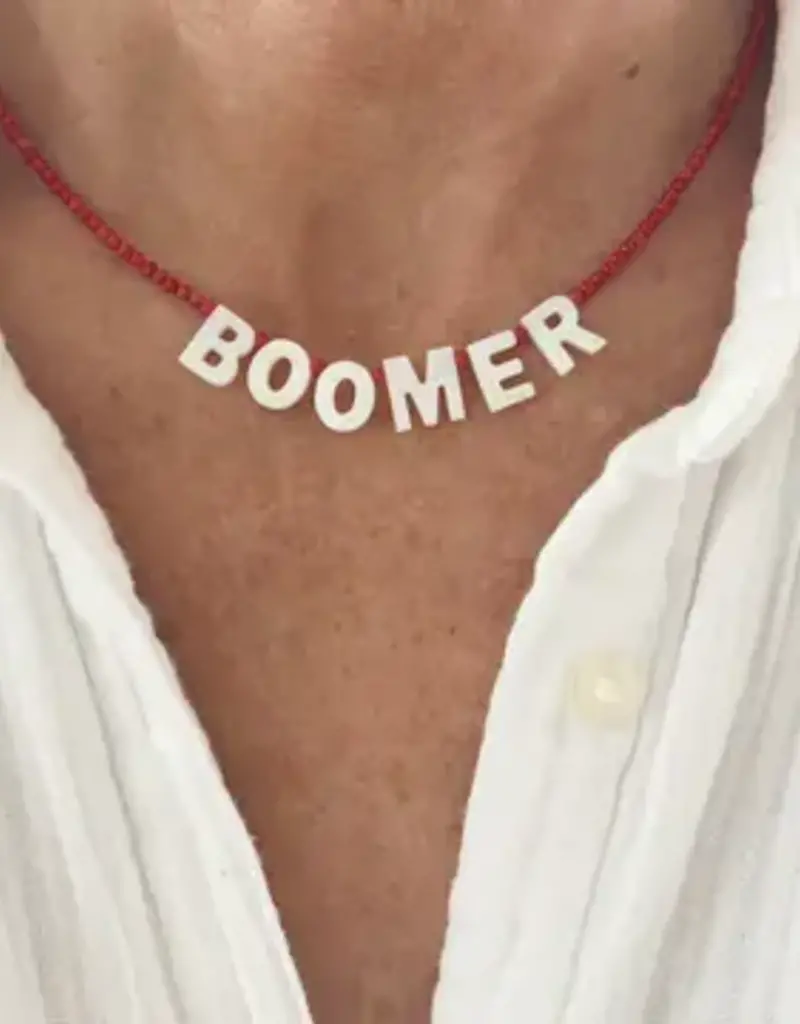 Spirit Boomer Red Necklace