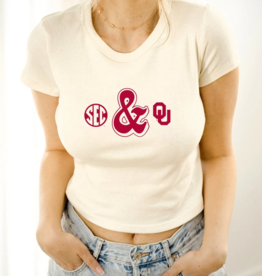 Off white OU SEC baby tee
