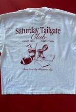 White Tailgate Club Cropped Tee
