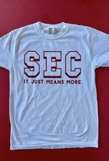 SEC It Just Means More White Tee