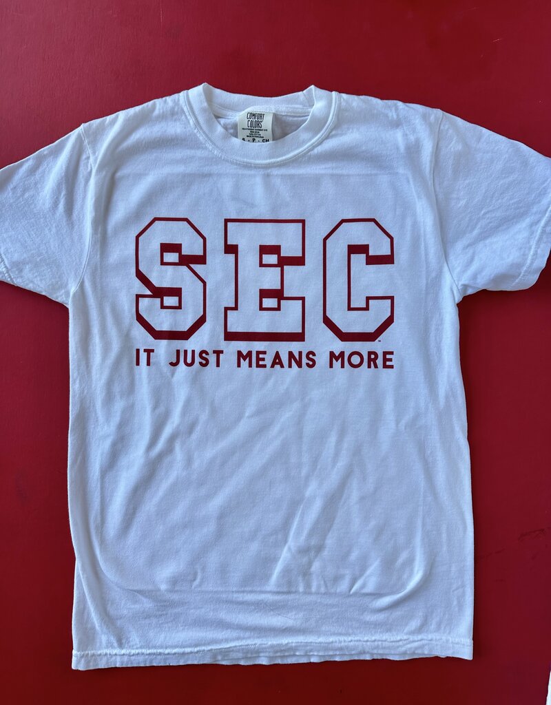 SEC It Just Means More White Tee