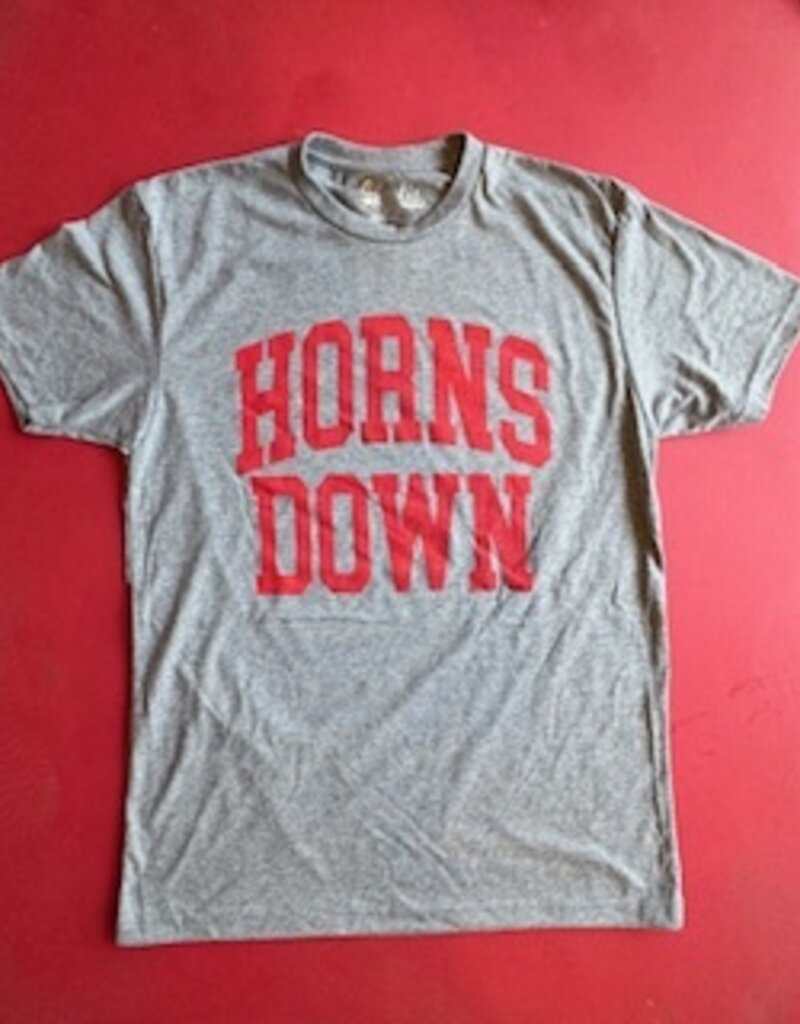 Grey Horns Down Tee