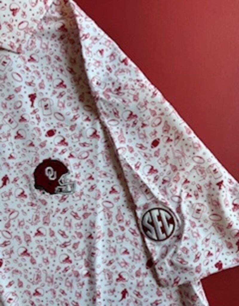 HL Red Helmet SEC Sleeve Polo