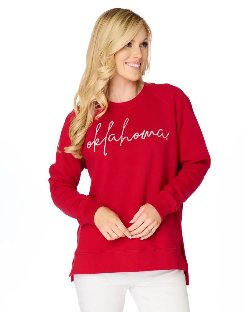 Embroidered Oklahoma Sweatshirt