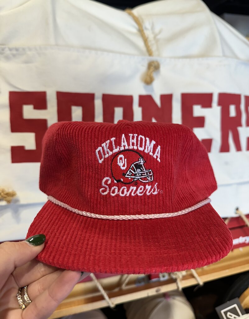Red Cord Oklahoma Sooners Hat