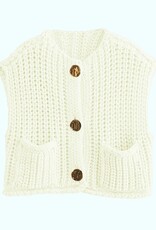White Knit Sweater Vest