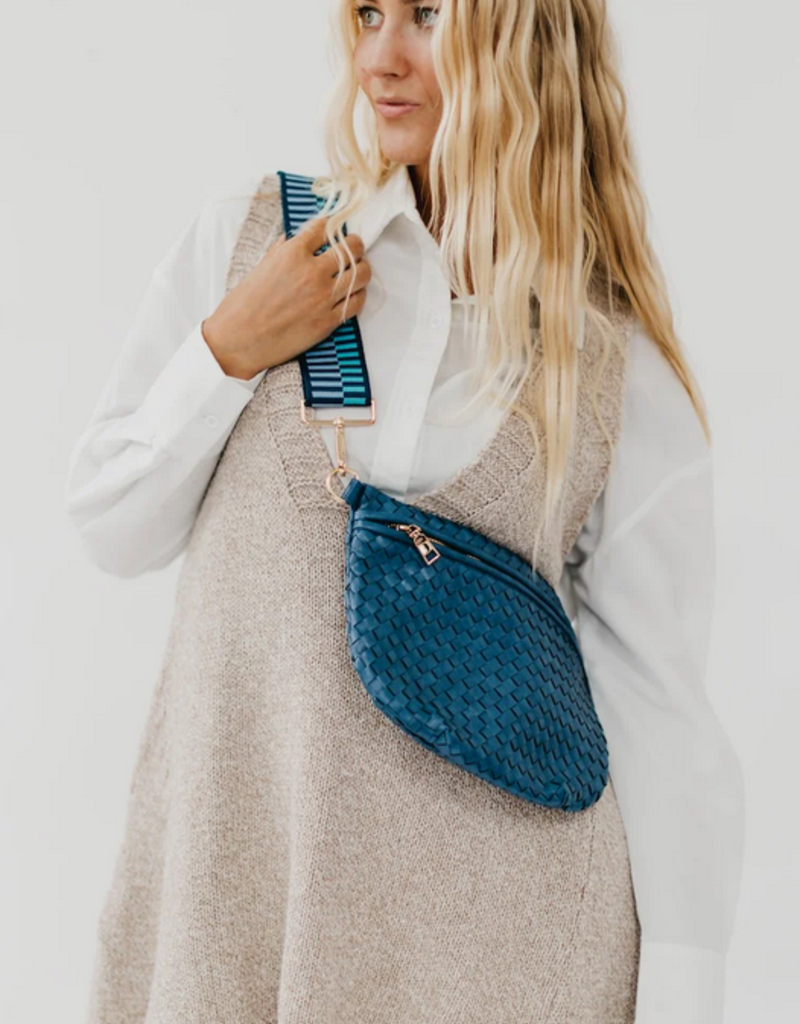 Inspired Woven Bum Bag  (Multiple Colors)