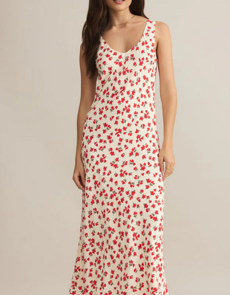 Z Supply Red Floral Dress