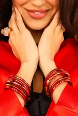 BudhaGirl Koi Red and Gold Tzubbie All Weather Bangle