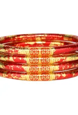 BudhaGirl Koi Red with Gold All Weather Bangles