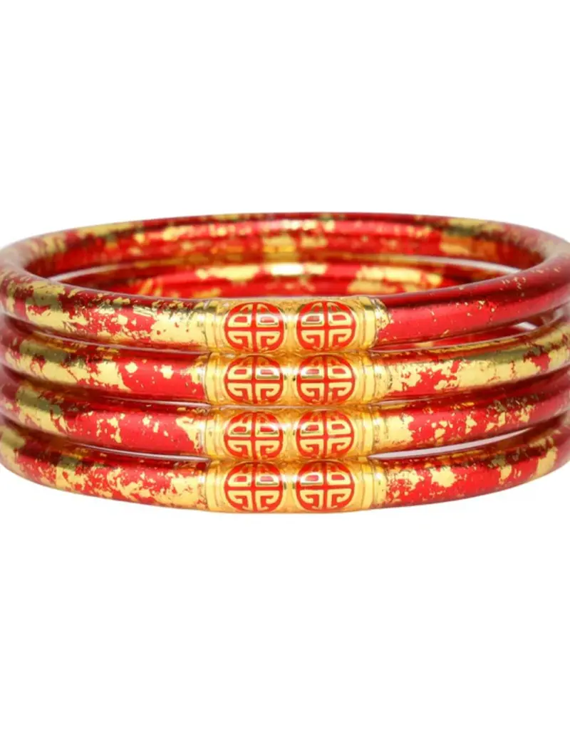 BudhaGirl Koi Red with Gold All Weather Bangles