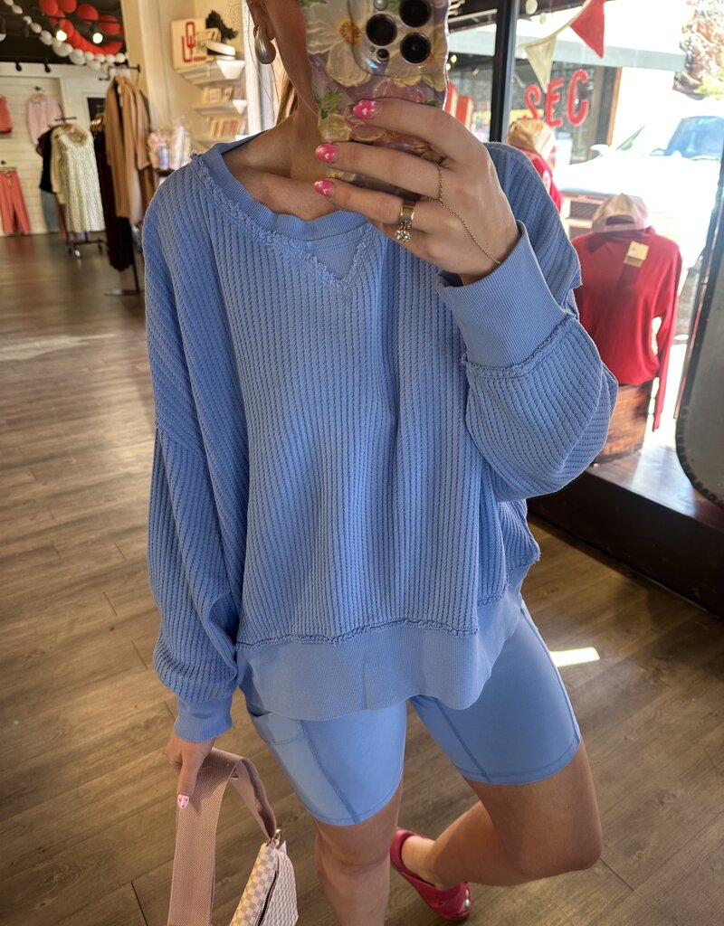 Blue LaBiz Bike Shorts