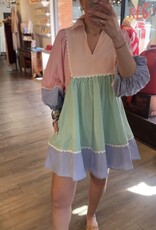 Multi Color Stripe Dress