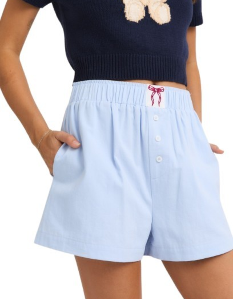 Boxer shorts with bow detail