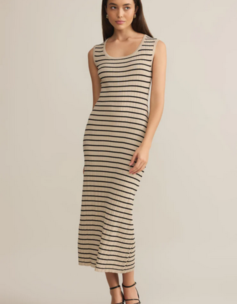 Gisele Stripe Midi Dress