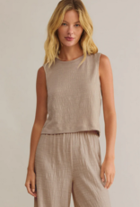 Sloane Textured Top Parchment