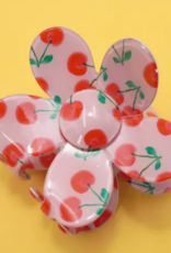 Flower Cherry Hair Claw