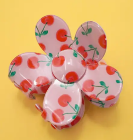 Flower Cherry Hair Claw