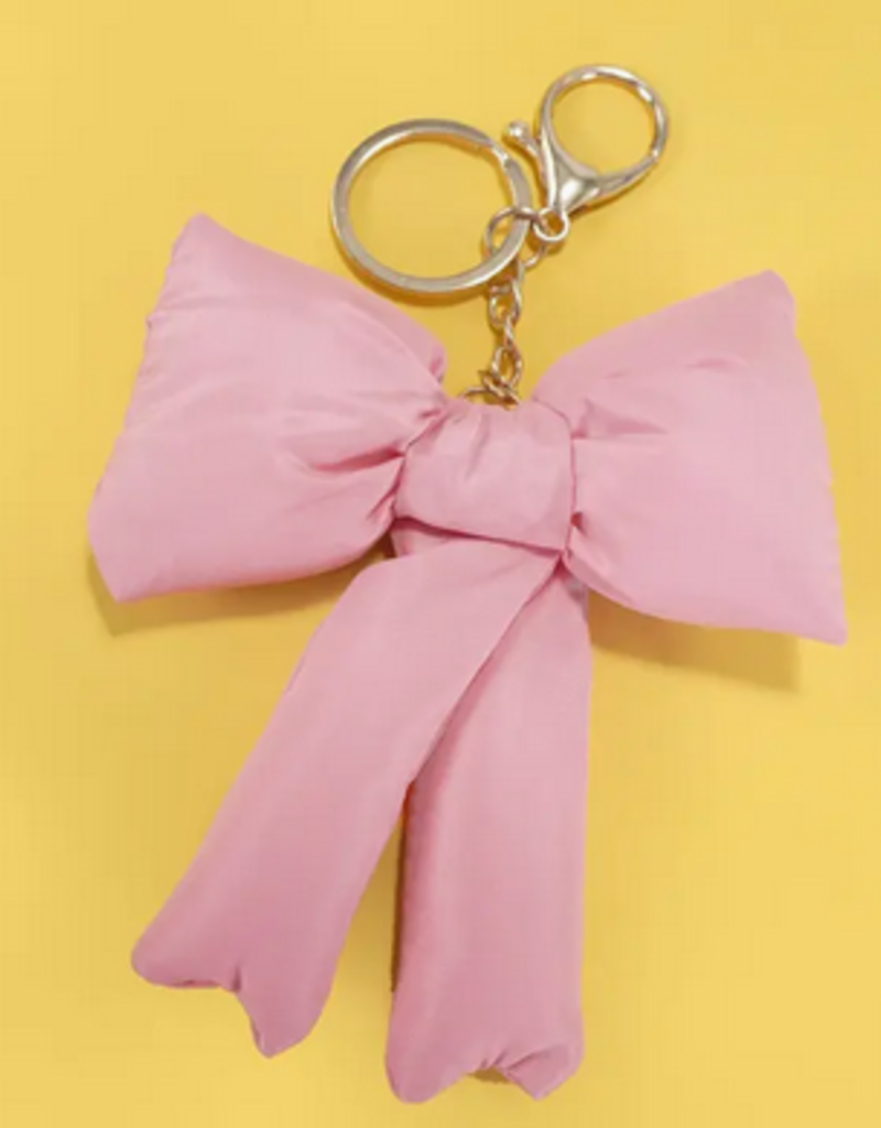 Puffy Bow Bag Charm
