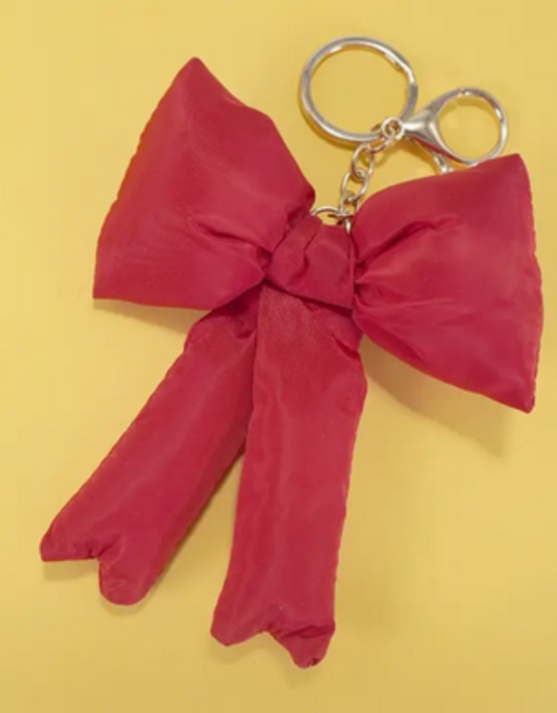 Puffy Bow Bag Charm