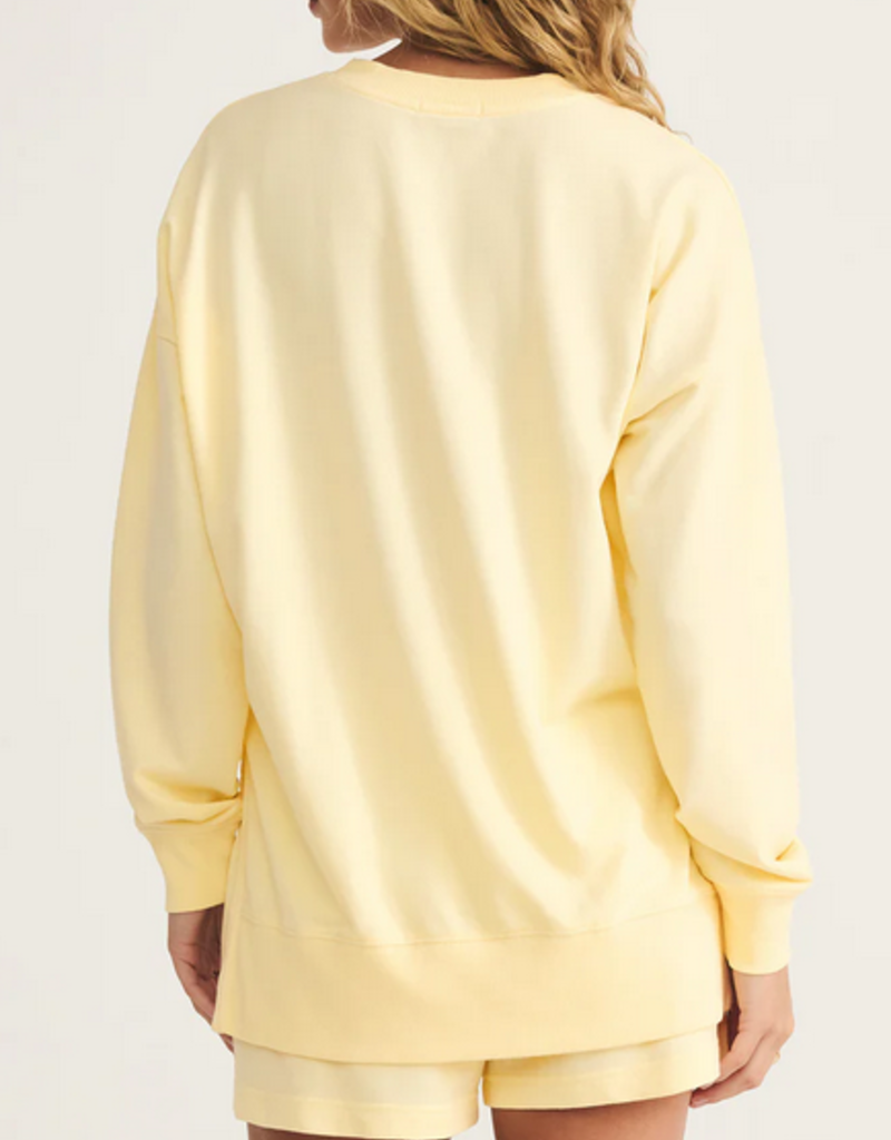 Yellow Modern V-Neck Weekender