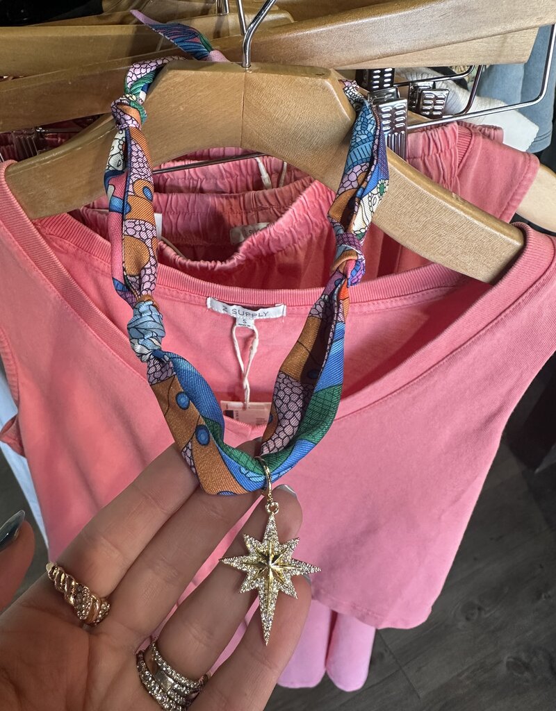 Scarf Charm Necklace