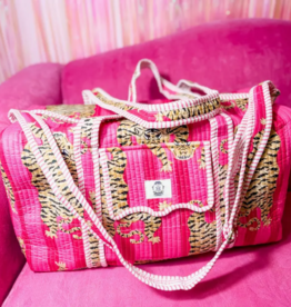 Eye of the Tiger Quilted Duffle Bag