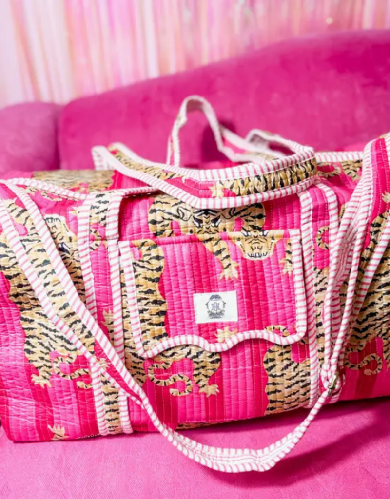 Eye of the Tiger Quilted Duffle Bag