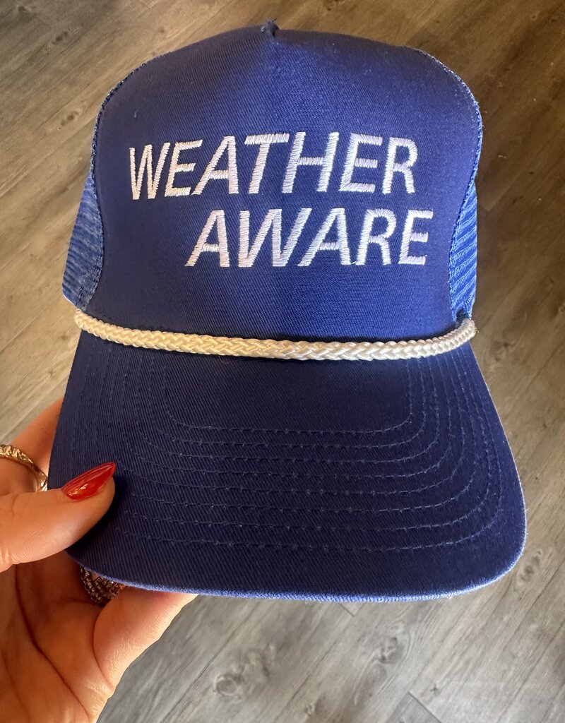 Blue Weather Aware Hat
