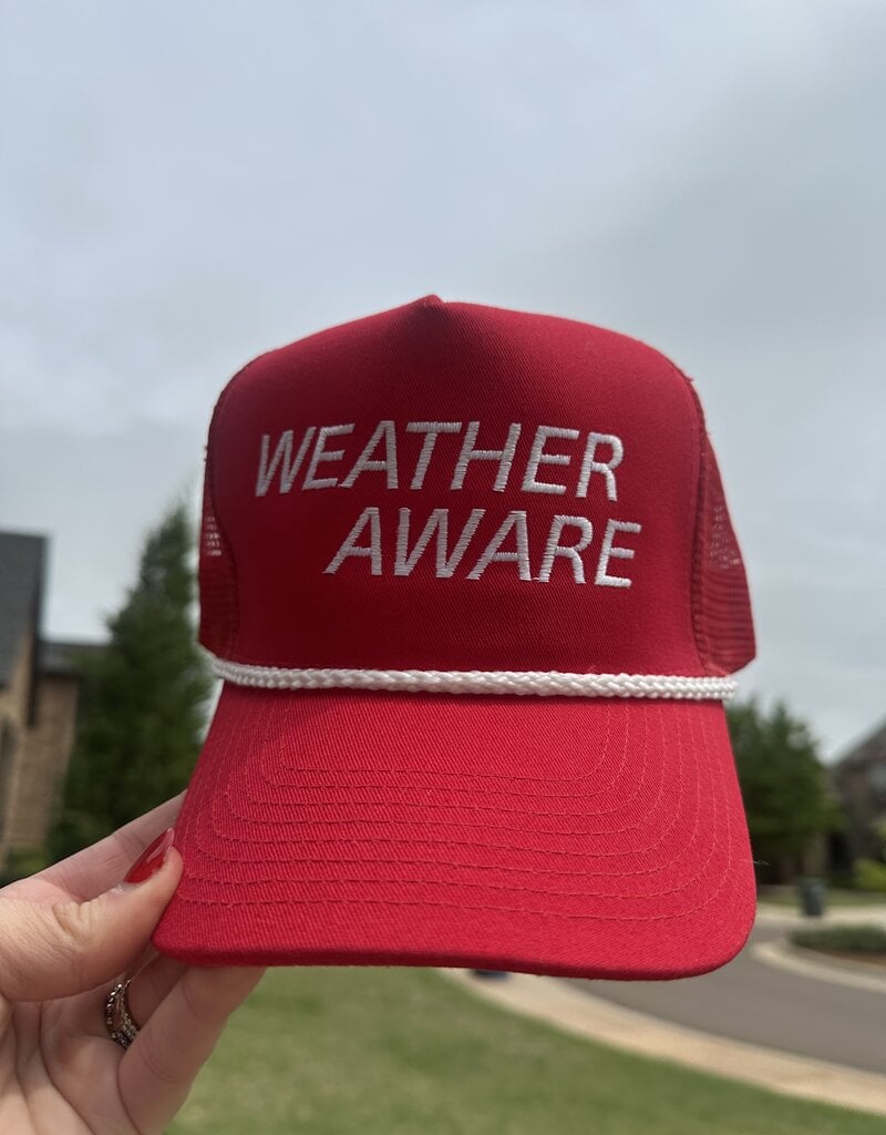 Red Weather Aware Hat