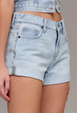 Kayla Hidden Cuffed Jean Short