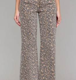 Happi Cheetah Hidden Wide Legged Jean