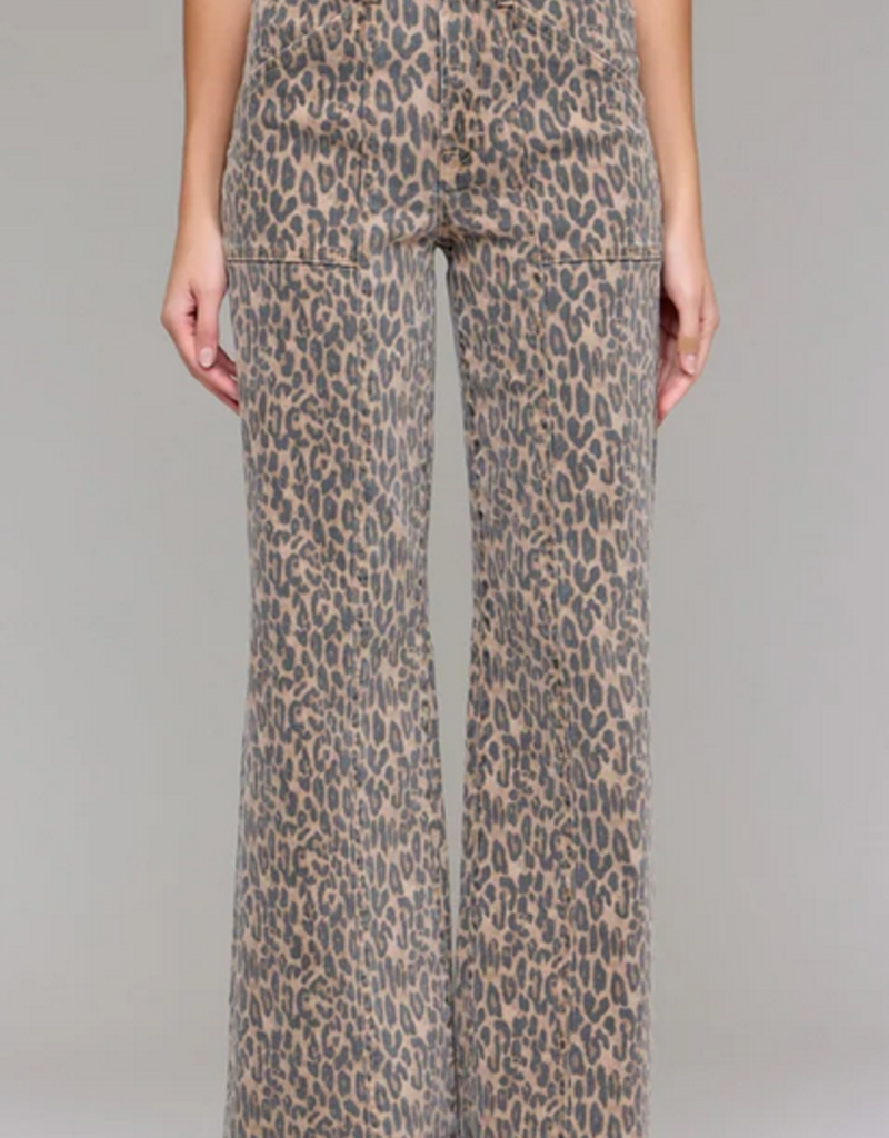 Happi Cheetah Hidden Wide Legged Jean