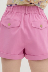 Pink Denim Short