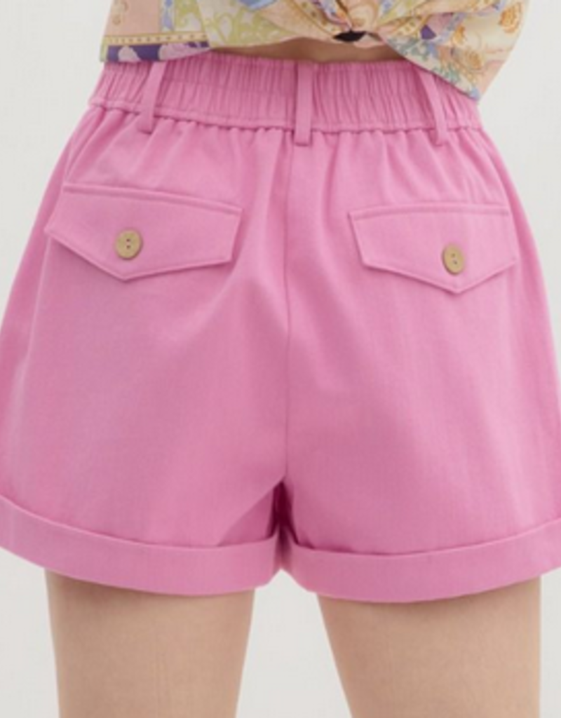 Pink Denim Short