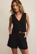 Topanga Linen Short Black