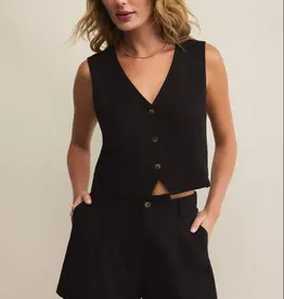 Topanga Linen Short Black