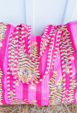 Pink Eye of the Tiger Tote Bag