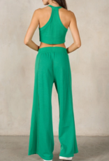 LaBiz Field Green Halter Set